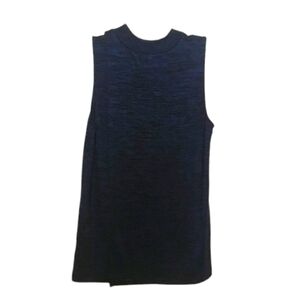RAG & BONE Heathered Blue Crossover Back tank Top  475